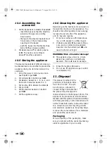 Preview for 20 page of Silvercrest 279047 Operating Instructions Manual