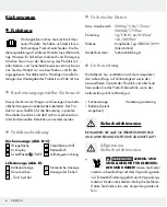 Preview for 5 page of Silvercrest 279302 Operation And Safety Notes