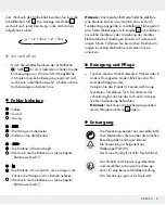 Preview for 8 page of Silvercrest 279302 Operation And Safety Notes