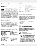 Предварительный просмотр 23 страницы Silvercrest 279302 Operation And Safety Notes