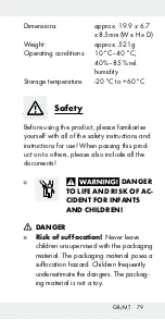 Preview for 79 page of Silvercrest 279324 Operation And Safety Notes