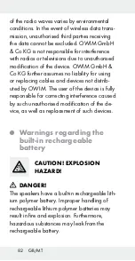 Preview for 82 page of Silvercrest 279324 Operation And Safety Notes