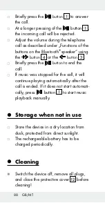 Preview for 88 page of Silvercrest 279324 Operation And Safety Notes