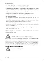 Предварительный просмотр 10 страницы Silvercrest 279334 Operating Instructions And Safety Instructions