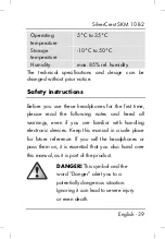 Предварительный просмотр 41 страницы Silvercrest 279502 Operating Instructions And Safety Instructions