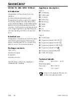 Preview for 5 page of Silvercrest 279508 Operating Instructions Manual