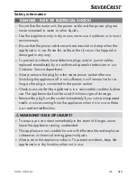 Preview for 6 page of Silvercrest 279508 Operating Instructions Manual