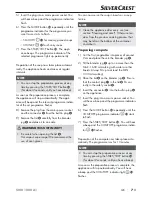 Preview for 10 page of Silvercrest 279508 Operating Instructions Manual