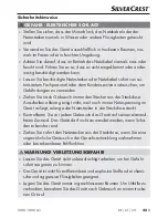 Preview for 48 page of Silvercrest 279508 Operating Instructions Manual