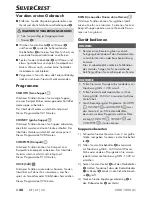 Preview for 51 page of Silvercrest 279508 Operating Instructions Manual