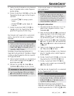 Preview for 52 page of Silvercrest 279508 Operating Instructions Manual