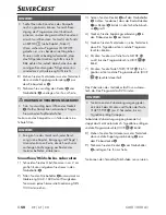 Preview for 53 page of Silvercrest 279508 Operating Instructions Manual