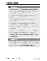 Preview for 11 page of Silvercrest 279882 Operating Instructions Manual