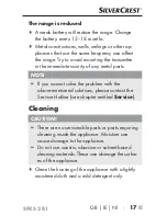 Preview for 20 page of Silvercrest 279882 Operating Instructions Manual