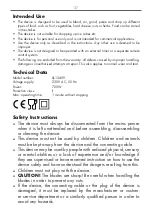 Preview for 37 page of Silvercrest 279914 Instructions Manual