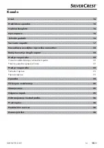 Предварительный просмотр 18 страницы Silvercrest 280098 Operating Instructions Manual