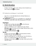 Preview for 12 page of Silvercrest 280620 Assembly, Operating And Safety Instructions