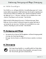 Preview for 15 page of Silvercrest 280620 Assembly, Operating And Safety Instructions