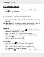 Preview for 26 page of Silvercrest 280620 Assembly, Operating And Safety Instructions