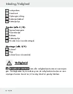 Preview for 50 page of Silvercrest 280620 Assembly, Operating And Safety Instructions