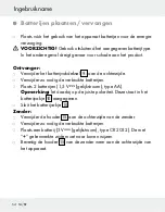 Preview for 54 page of Silvercrest 280620 Assembly, Operating And Safety Instructions