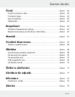 Preview for 61 page of Silvercrest 280620 Assembly, Operating And Safety Instructions