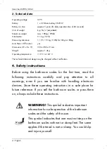 Предварительный просмотр 6 страницы Silvercrest 280622 Operating Instructions And Safety Instructions