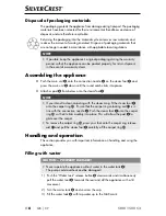 Preview for 11 page of Silvercrest 280641 Operating Instructions Manual