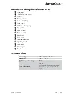 Предварительный просмотр 10 страницы Silvercrest 280642 Operating Instructions Manual