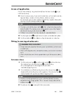 Preview for 14 page of Silvercrest 280642 Operating Instructions Manual