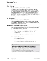 Preview for 93 page of Silvercrest 280642 Operating Instructions Manual