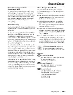 Предварительный просмотр 53 страницы Silvercrest 281064 Operating Instructions Manual