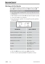 Предварительный просмотр 22 страницы Silvercrest 282016 Operating Instructions Manual