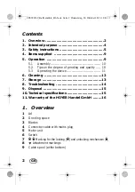 Preview for 4 page of Silvercrest 282269 Operating Instructions Manual