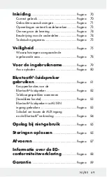 Preview for 69 page of Silvercrest 282286 Operation And Safety Notes