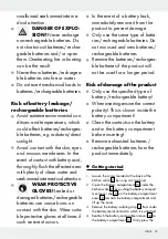 Preview for 19 page of Silvercrest 282289 Operation And Safety Notes