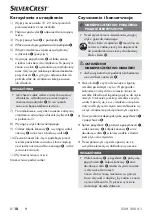 Preview for 21 page of Silvercrest 282301 Operating Instructions Manual