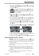 Preview for 101 page of Silvercrest 282311 Operating Instructions Manual