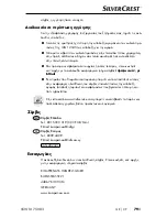 Preview for 82 page of Silvercrest 282321 Operating Instructions Manual