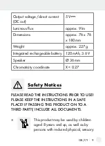 Предварительный просмотр 9 страницы Silvercrest 282352 Operation And Safety Notes