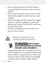 Предварительный просмотр 12 страницы Silvercrest 282352 Operation And Safety Notes