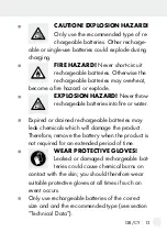 Preview for 13 page of Silvercrest 282352 Operation And Safety Notes