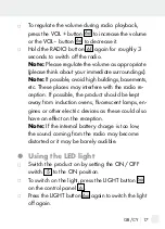 Preview for 17 page of Silvercrest 282352 Operation And Safety Notes