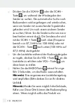 Preview for 112 page of Silvercrest 282352 Operation And Safety Notes