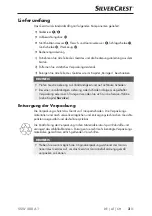 Preview for 6 page of Silvercrest 282546 Operating Instructions Manual