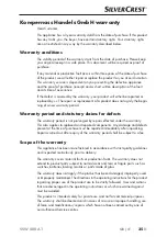 Preview for 38 page of Silvercrest 282546 Operating Instructions Manual