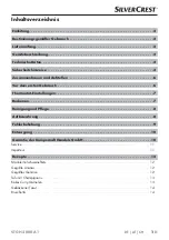 Preview for 4 page of Silvercrest 282596 Operating Instructions Manual