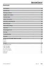 Preview for 18 page of Silvercrest 282596 Operating Instructions Manual