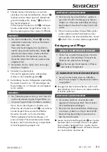 Preview for 10 page of Silvercrest 284641 Operating Instructions Manual