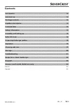 Preview for 16 page of Silvercrest 284641 Operating Instructions Manual